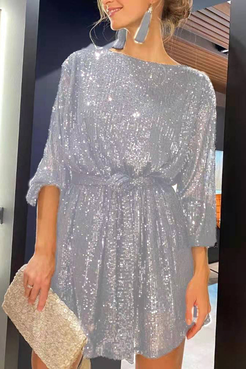 Sparkling Sequin Mini Dress