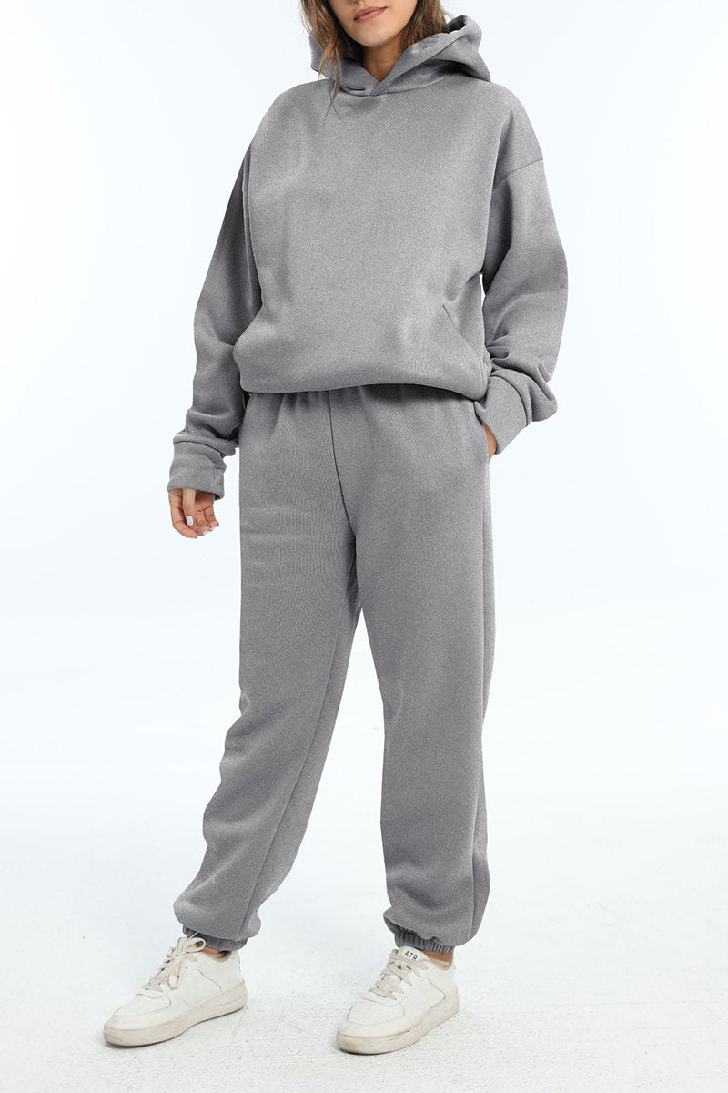 Relaxed Hoodie and Joggers Lounge Set