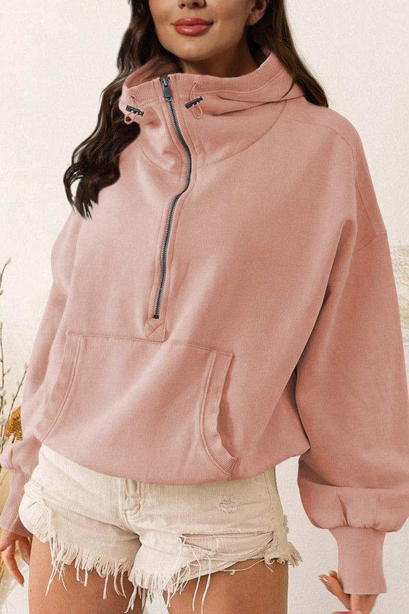 Relaxed-Fit Hoodie with Front Pockets