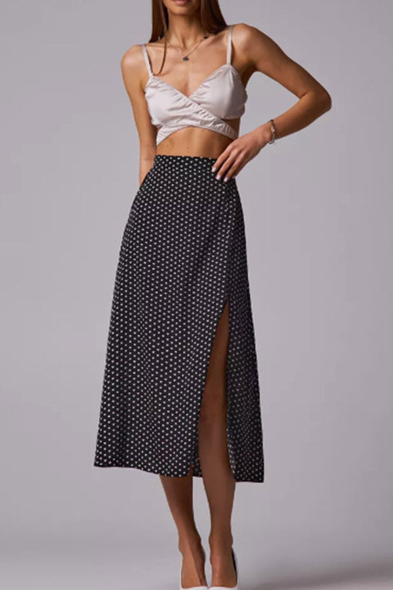 High-Slit Skirt