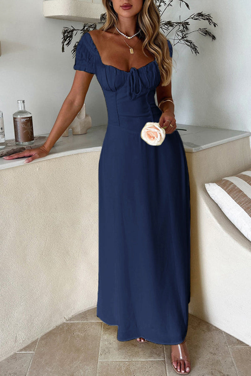 Corset-Style Maxi Dress