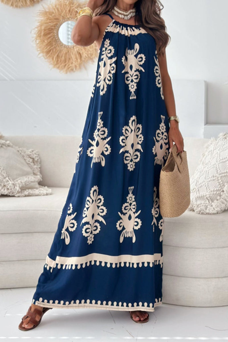 Printed Cami Maxi Dress