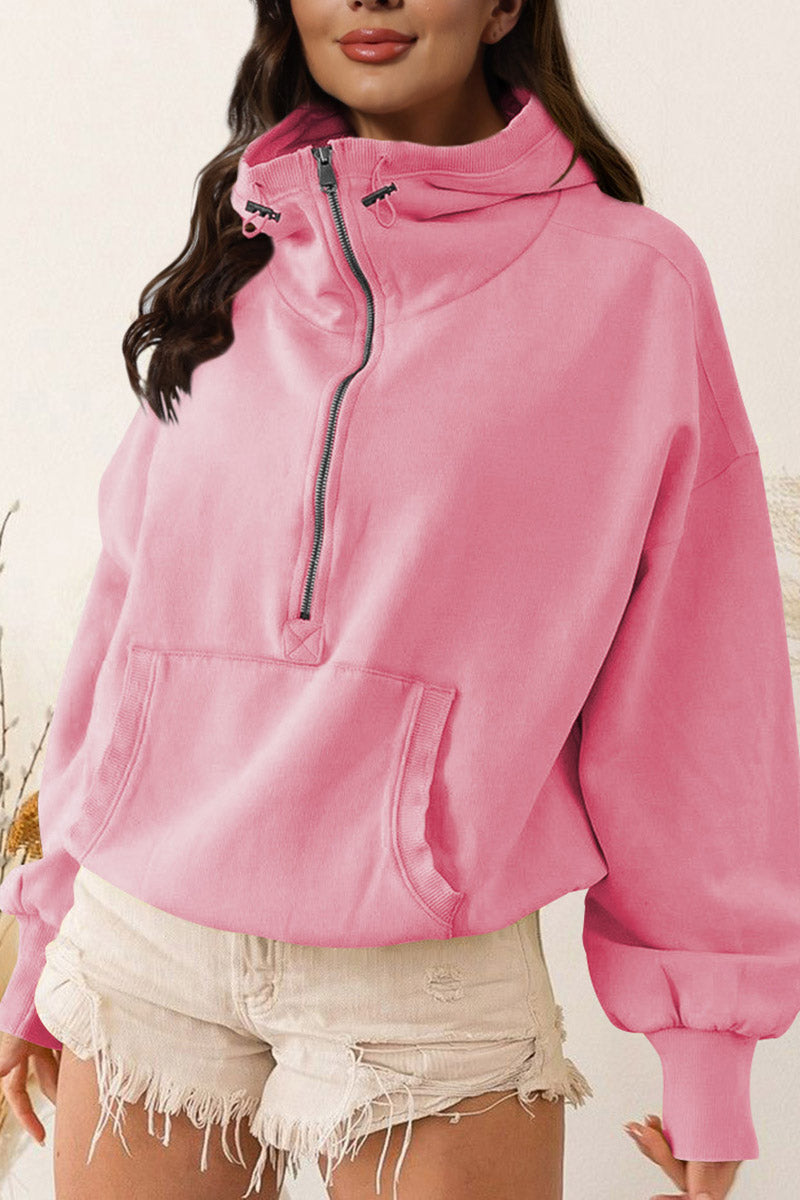 Relaxed-Fit Hoodie with Front Pockets