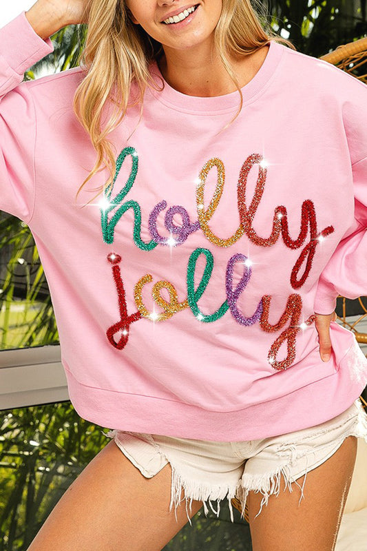 Holly Jolly Sequin Top