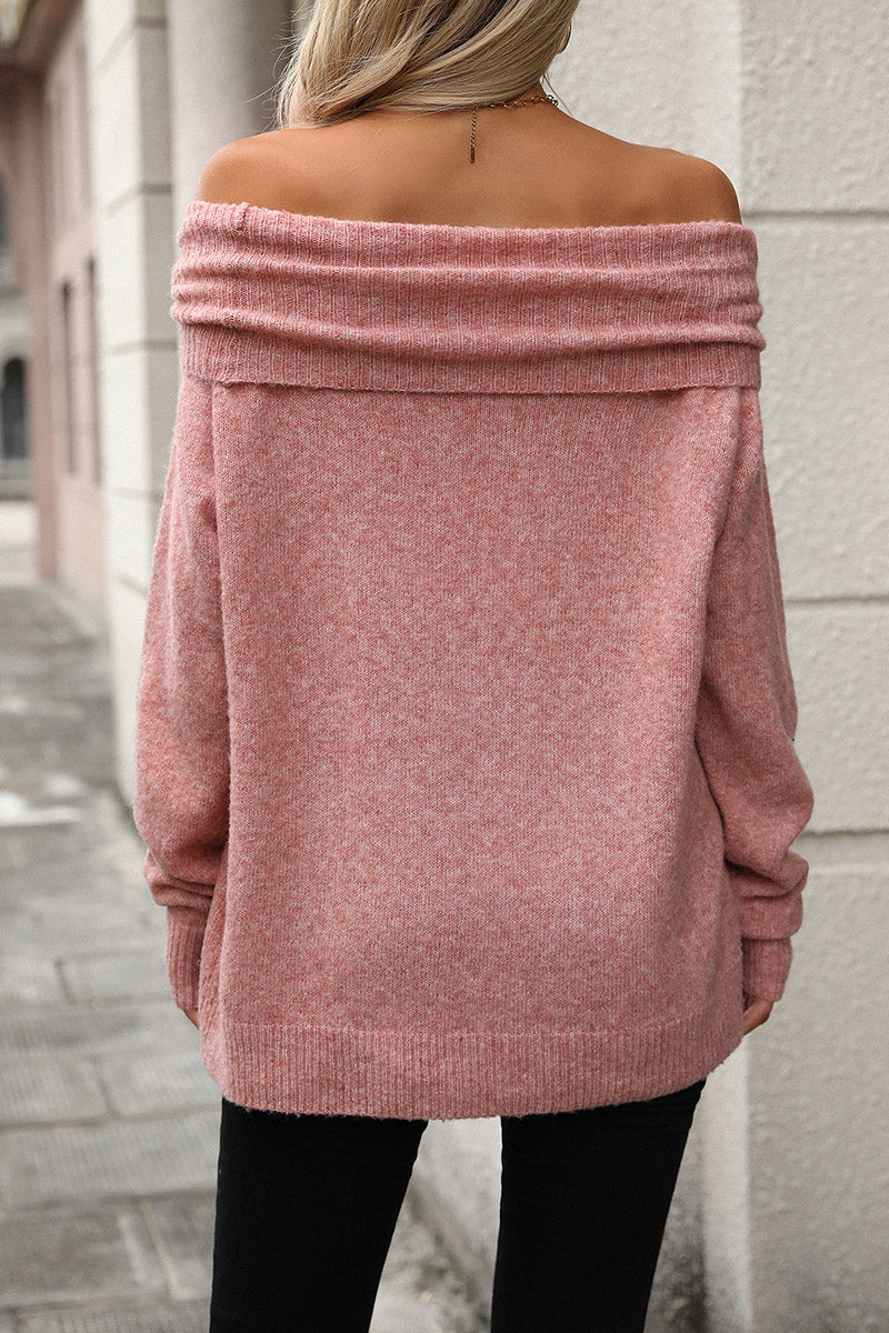 Cowl Neck Sweater Top