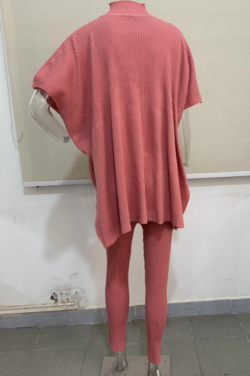 Ribbed Tunic and Leggings Set