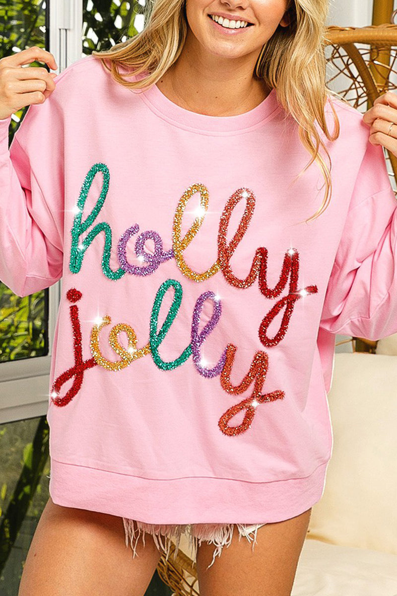 Holly Jolly Sequin Top