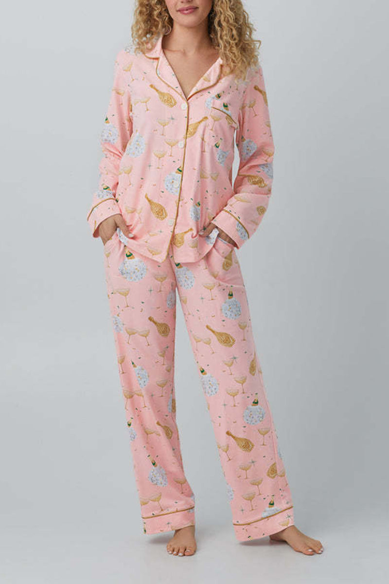 Printed Pajama Set