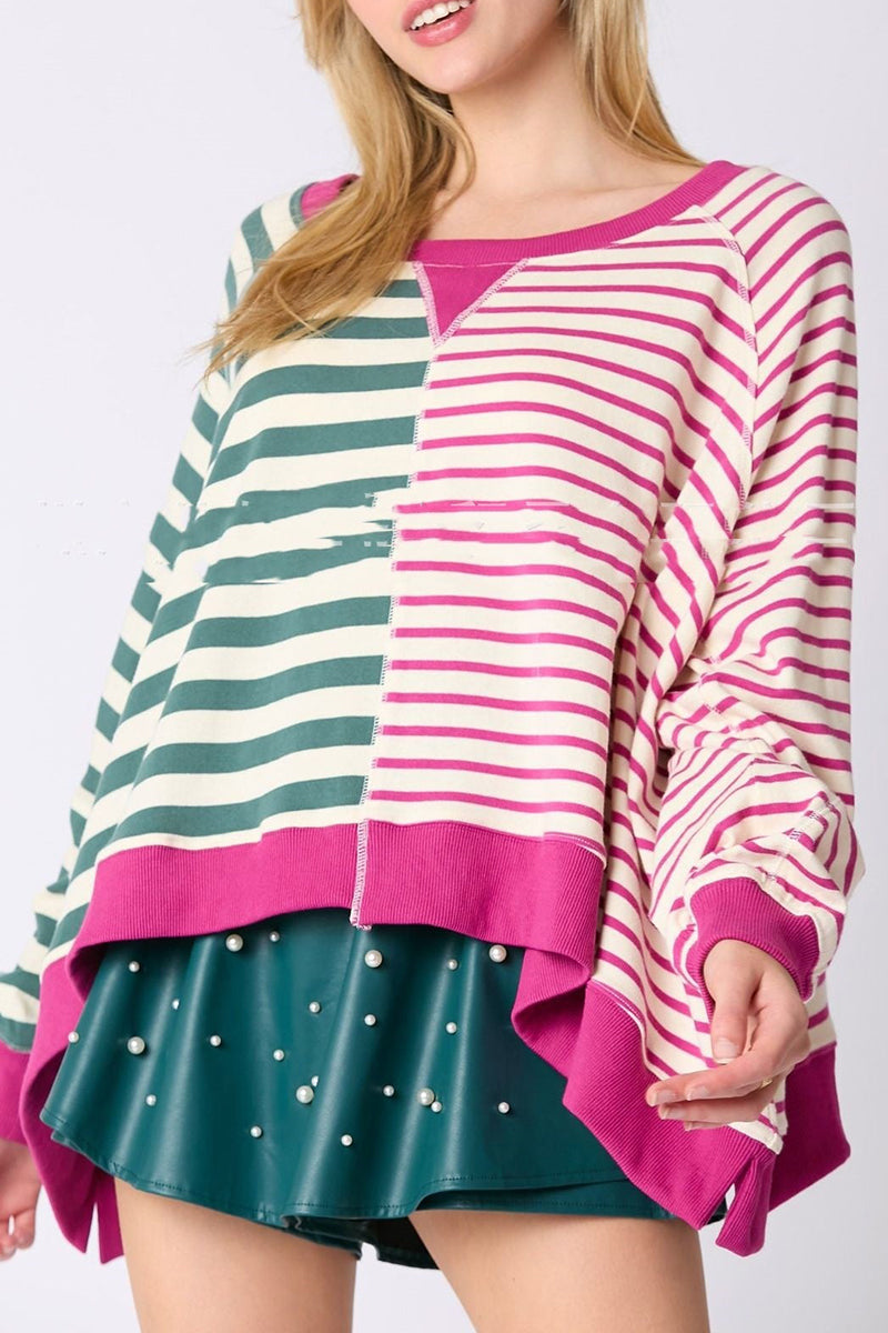 Layered Stripe Top