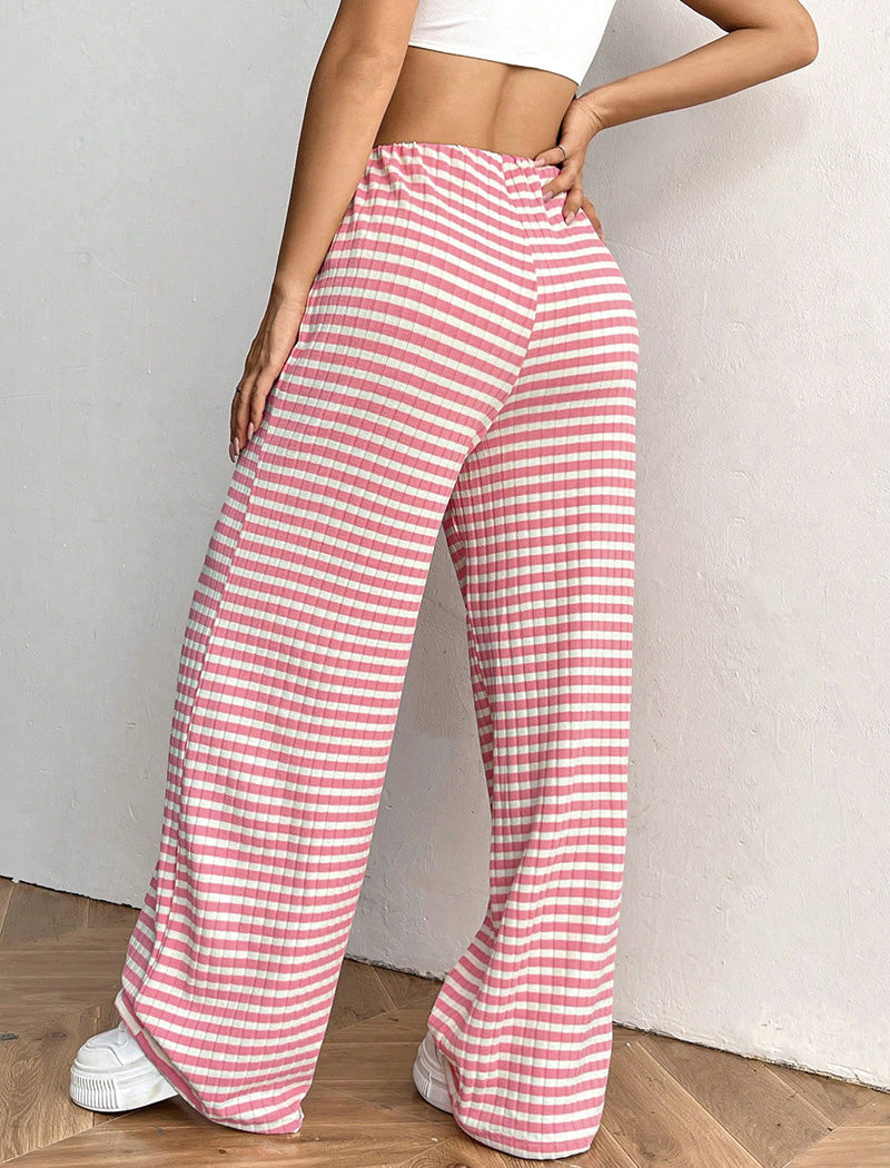 Drawstring Straight-Leg Pants