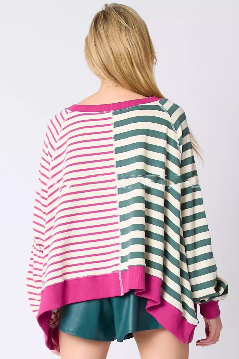 Layered Stripe Top