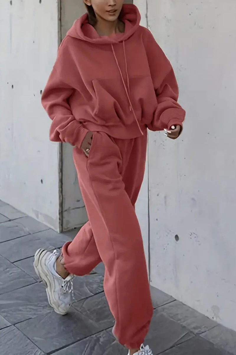 Casual Oversized Hoodie and Jogger Set