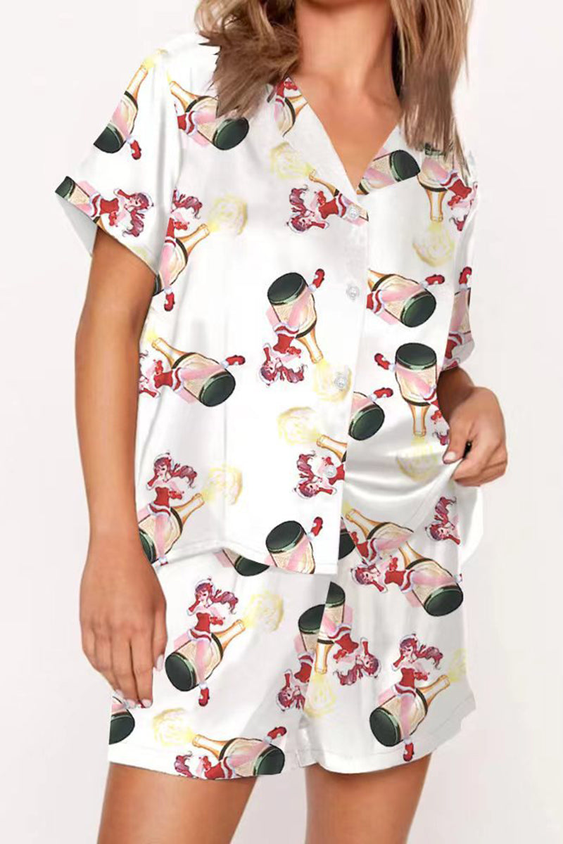 Printed Pajama Set