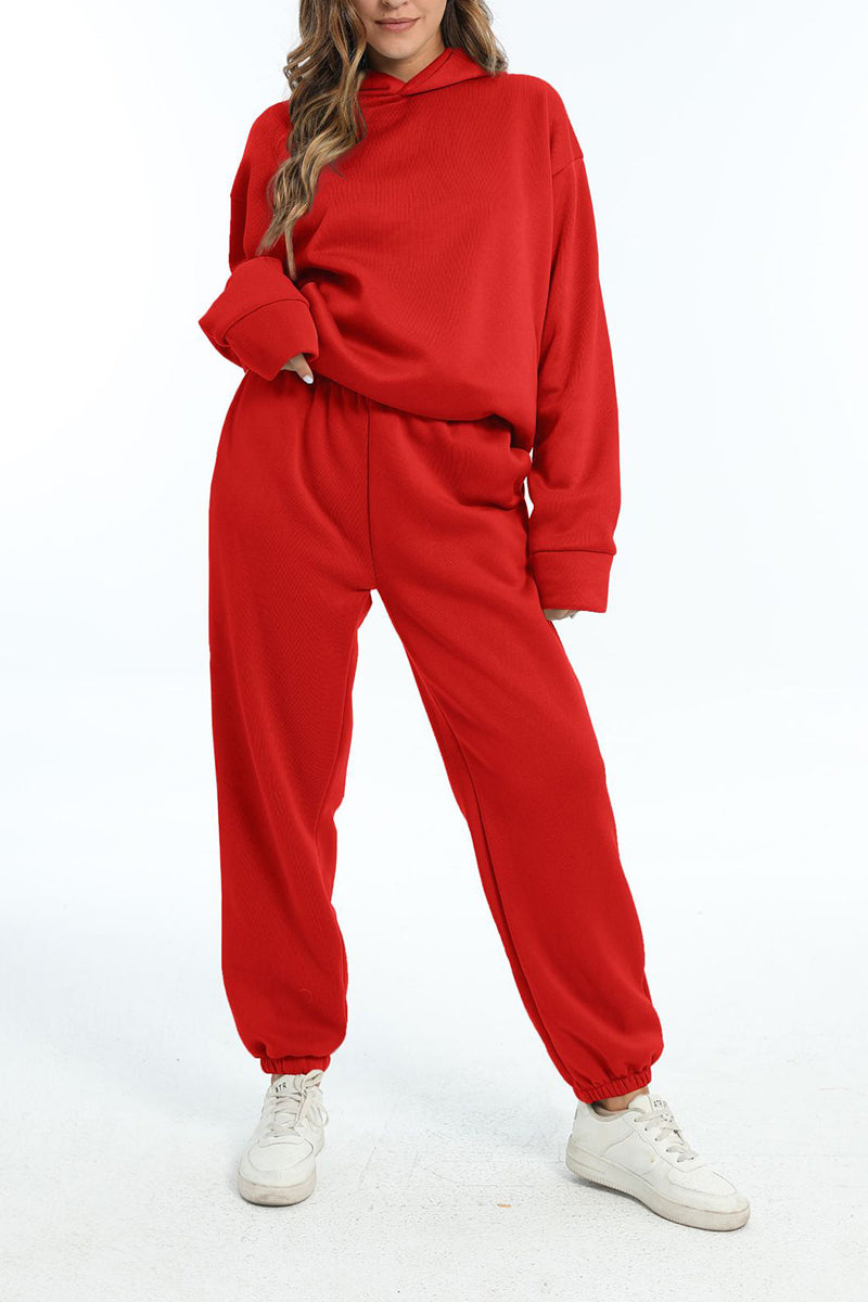 Relaxed Hoodie and Joggers Lounge Set