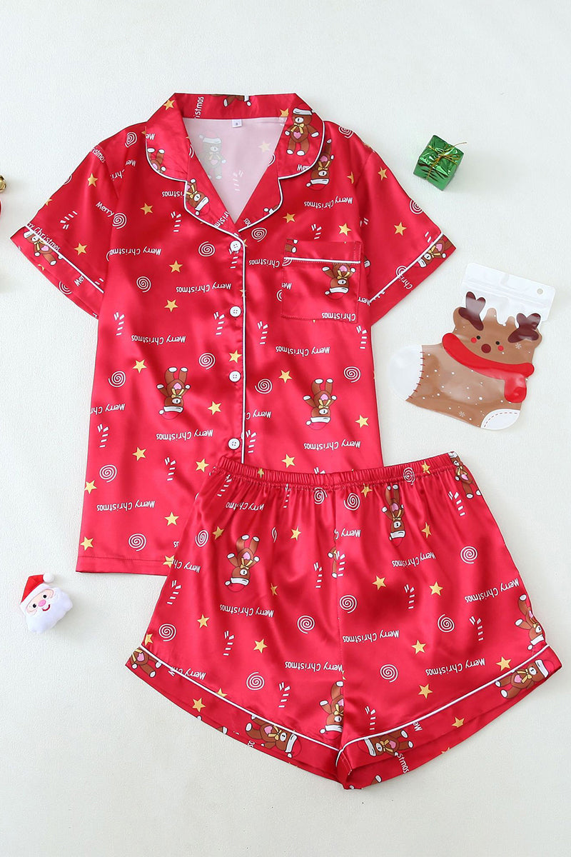 Holiday Print Pajama Set