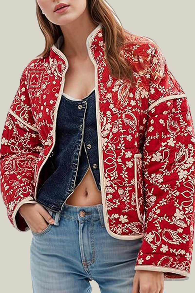 Floral Quilted Jacket