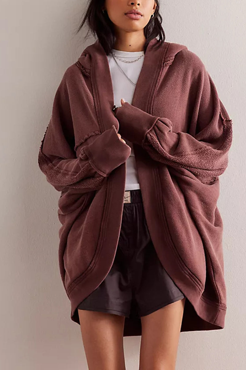 Oversized Open Front Jacket