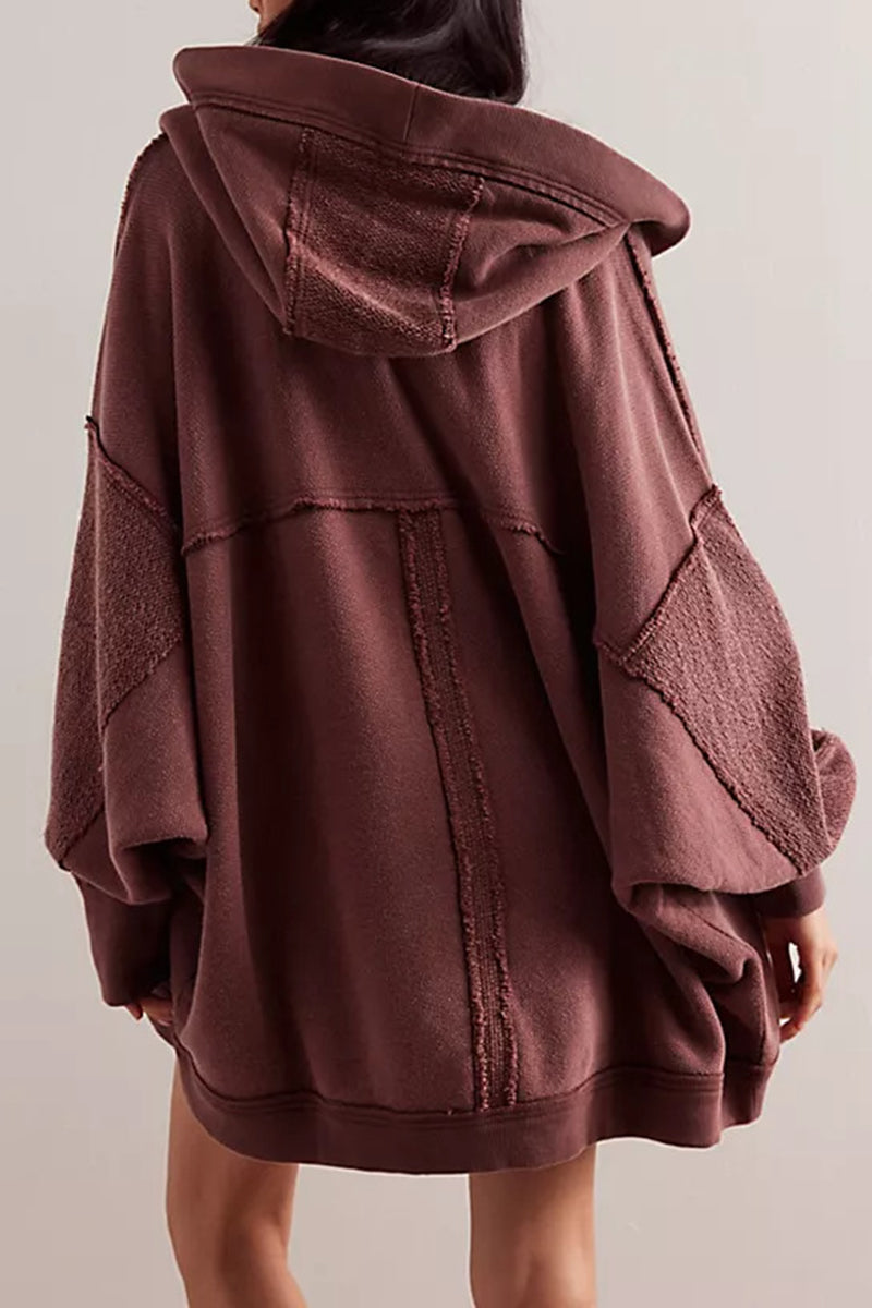 Oversized Open Front Jacket