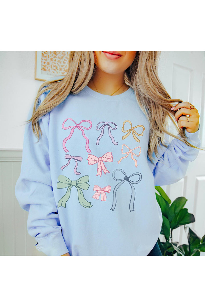 Bow Graphic Casual Top