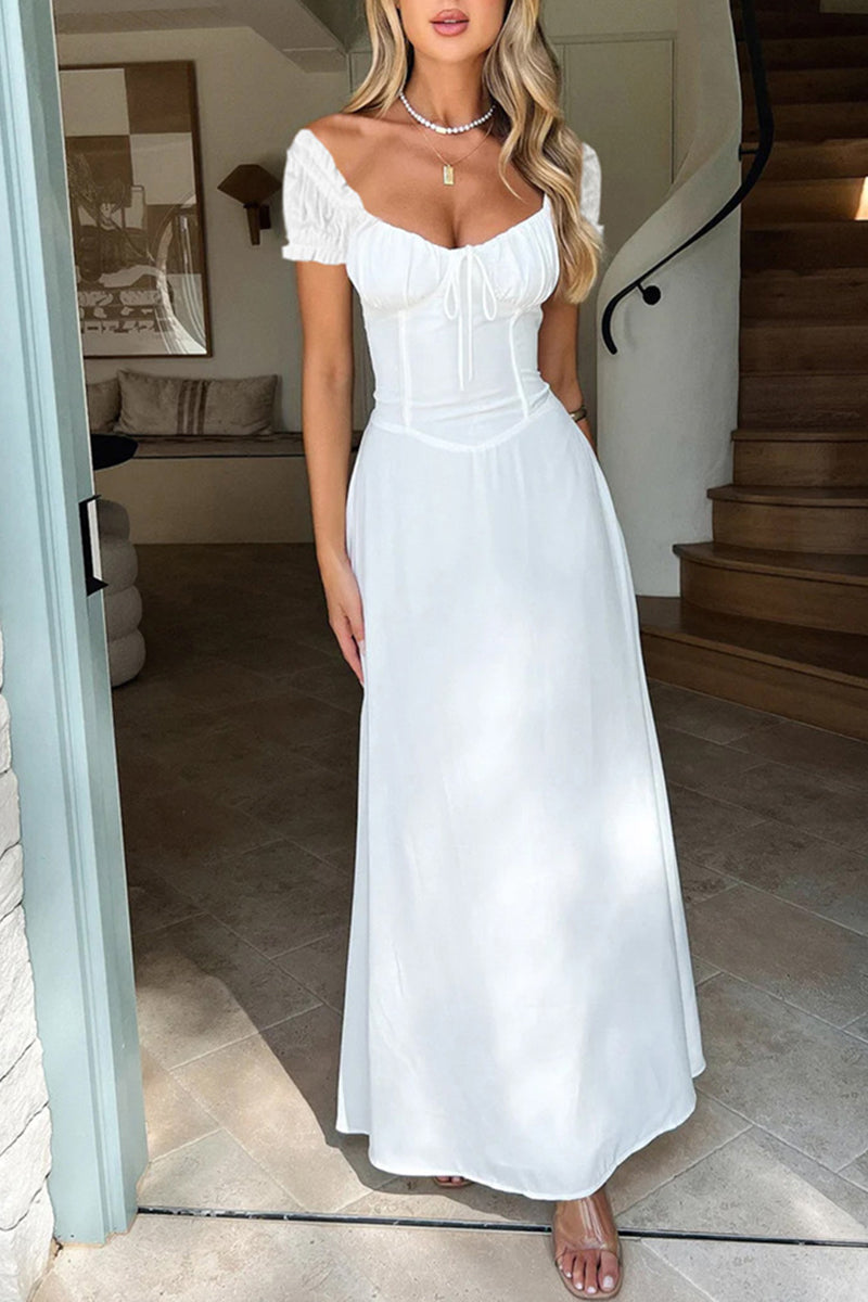 Corset-Style Maxi Dress