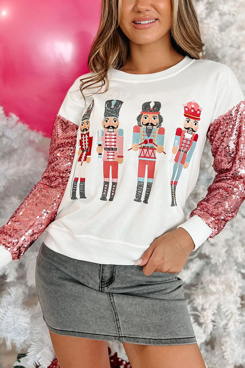 Nutcracker Sequin Top