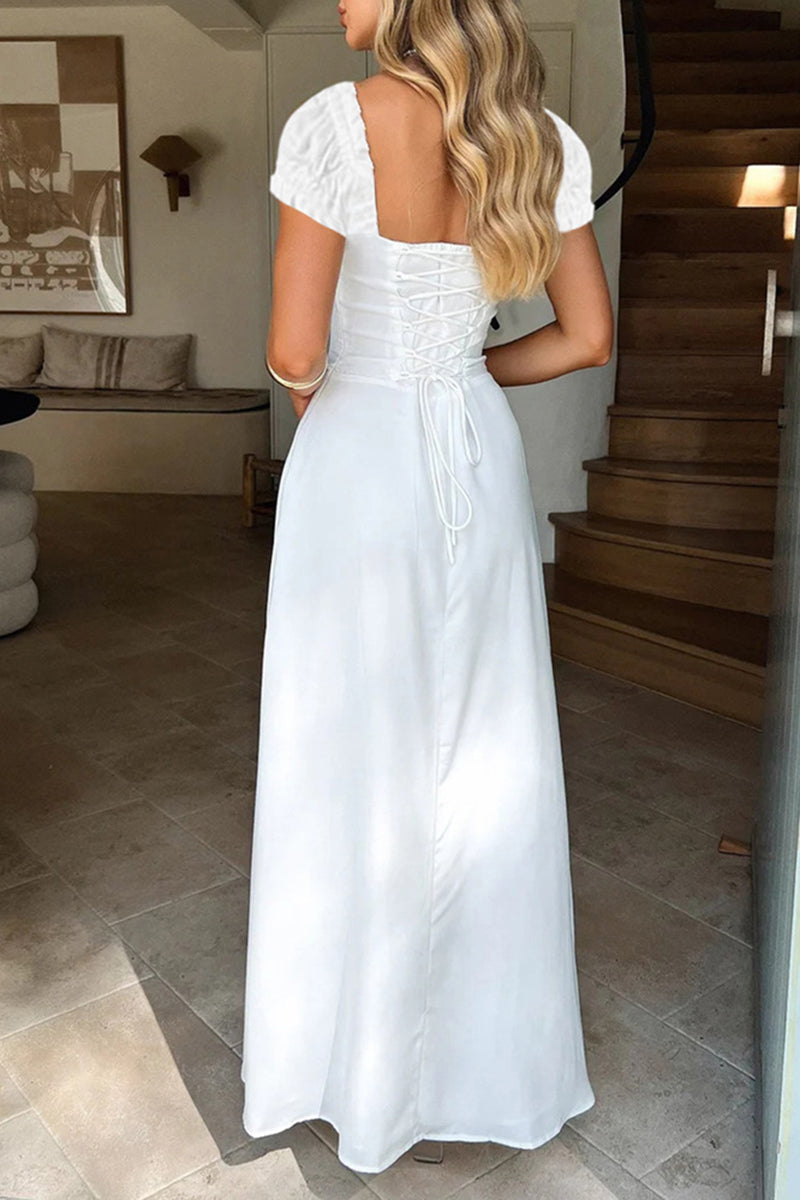 Corset-Style Maxi Dress