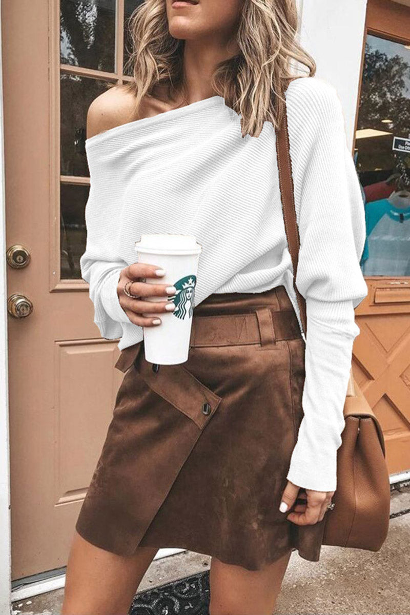 Off-Shoulder Casual Top