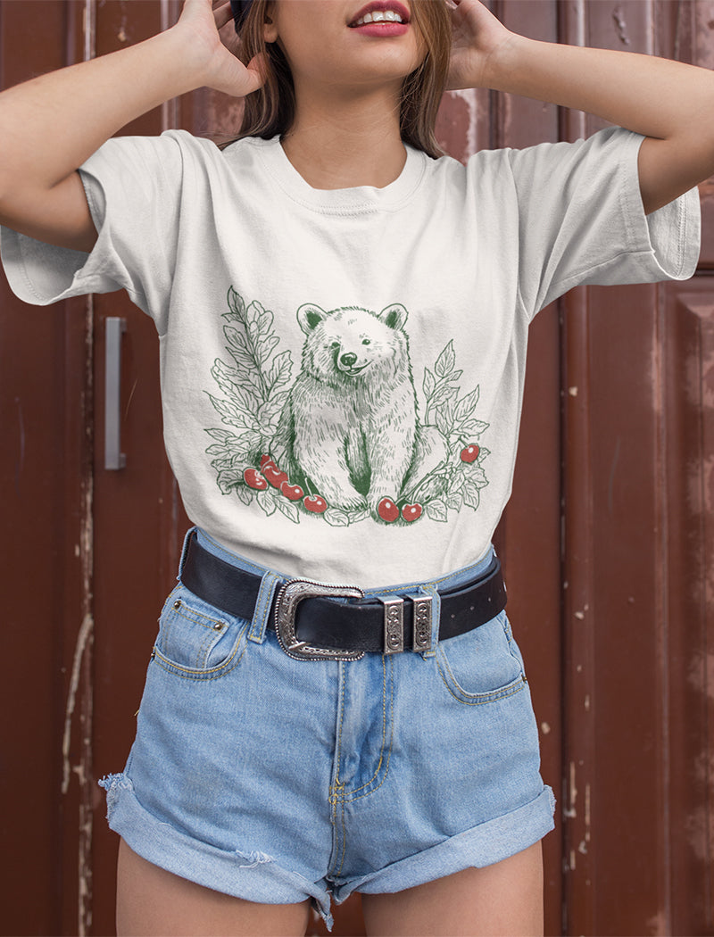 Bear and Berries Graphic Tee