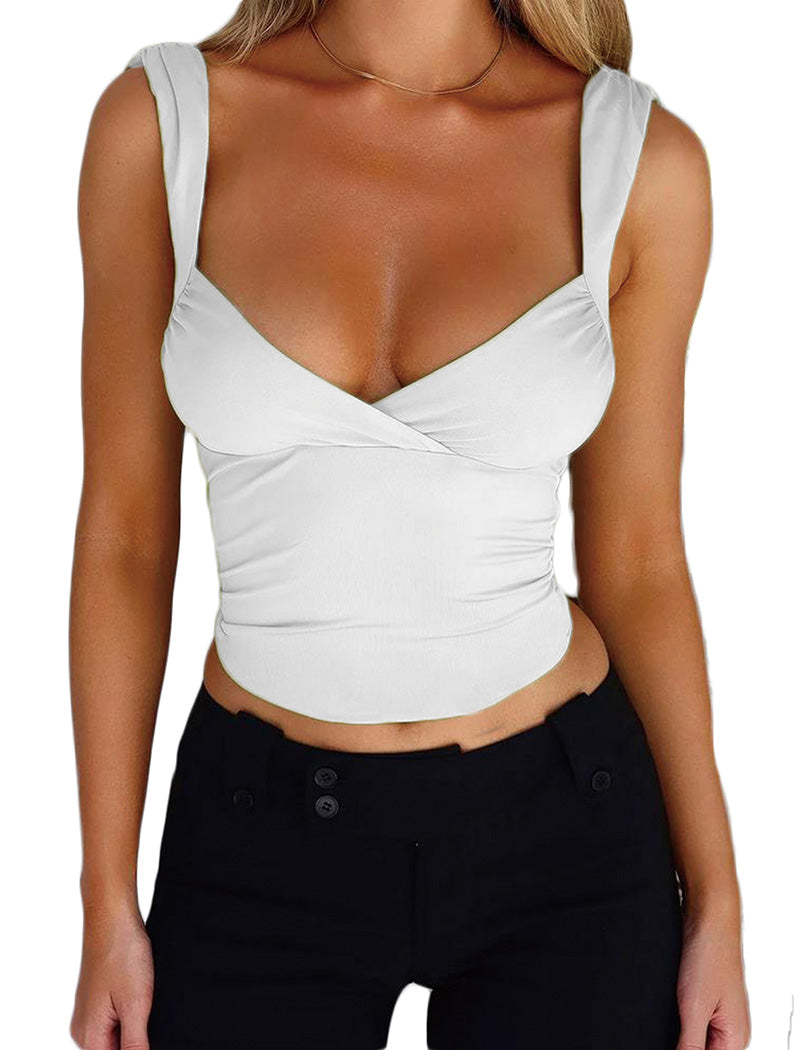 Sleeveless Backless Tie Top