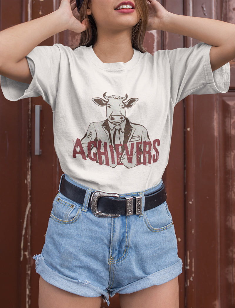 Achievers Cow Graphic Tee