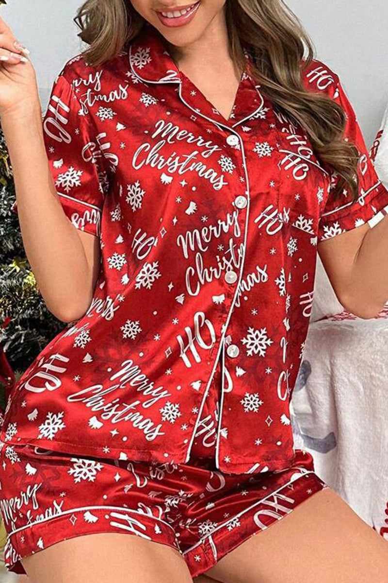 Holiday Print Pajama Set