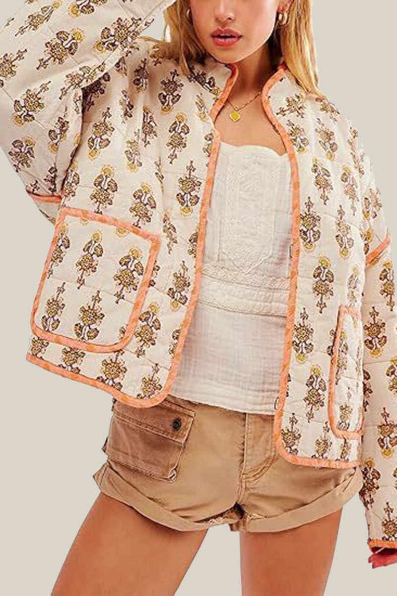 Floral Quilted Jacket