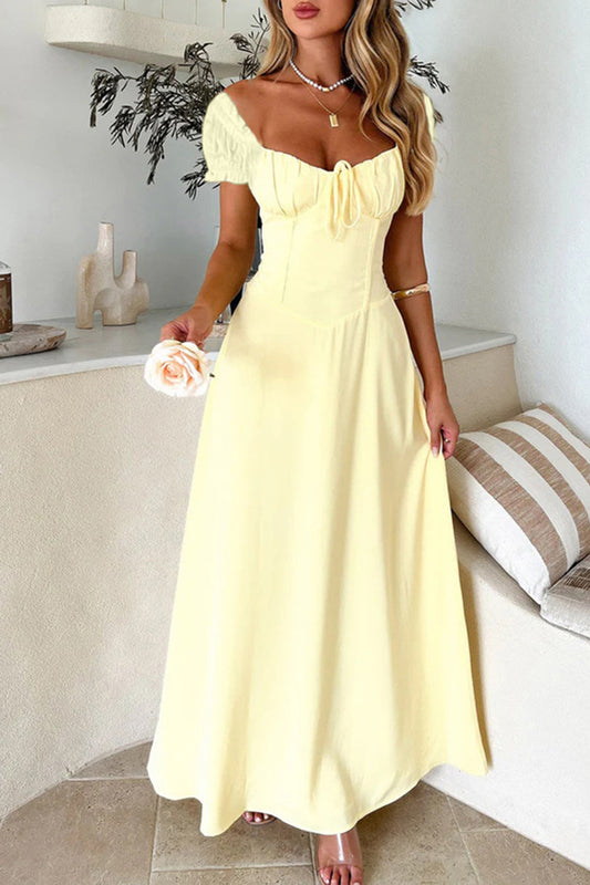 Corset-Style Maxi Dress