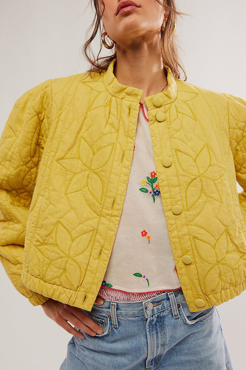 Floral Quilted Jacket